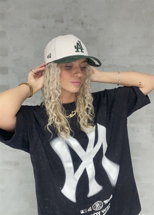 Cord 9-Forty M-Crown Los Angeles Dodgers Light Chrome/Dark Green New Era